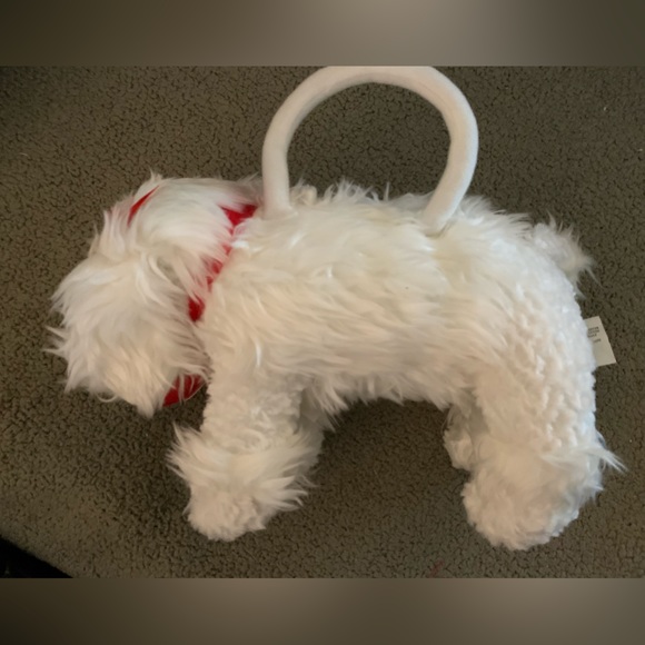New Vintage Olly & Friends Dog White Poodle Bag “Empress Emily” Double handles - Picture 6 of 9